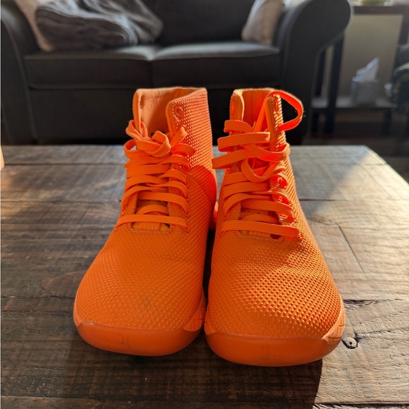 NOBULL W/7 | M/5.5 Orange High-Top Trainers - Picture 3 of 9